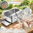thumbnail image 4 of X-Large Pull-out Sifting Stainless Steel Cat Litter Box With Lid For Pine Pellets, 4 of 6