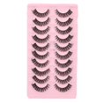 thumbnail image 1 of 10 Pairs False Eyelashes Set DD Curl Wispy Fluffy Reusable 3D Multi Layer Fake Eye Lashes for Makeup Cosplay Type 2, 1 of 5