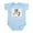 Sky Blue, variant on CafePress - Year Of The Horse Chinese Infant Bodysuit - Baby Light Bodysuit, Size Newborn - 24 Months