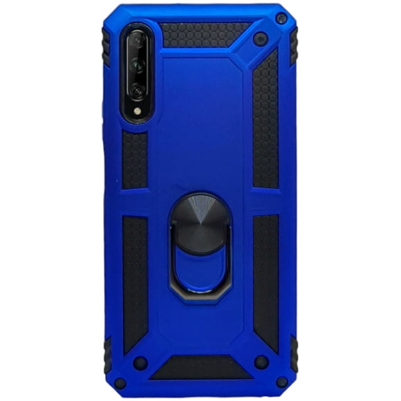 Funda Uso Rudo Cely Vesmir Con Anillo Magnético Para Huawei Y9s Azul Rey Más 2 Micas De Cristal