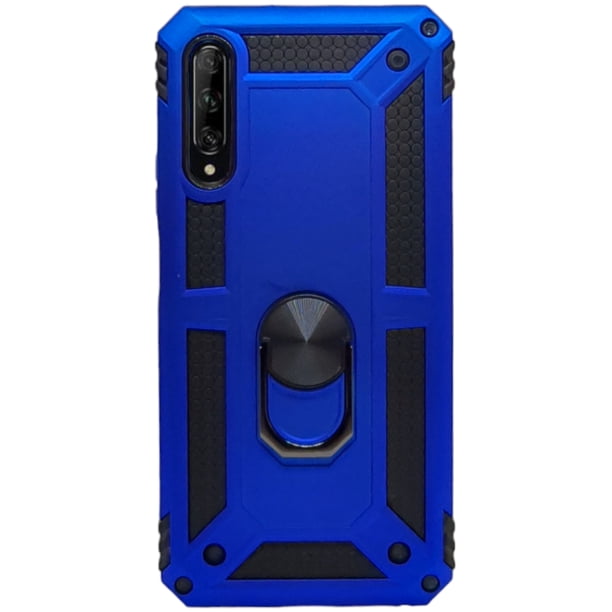 Funda Uso Rudo Cely Vesmir Con Anillo Magnético Para Huawei Y9s Azul Rey Más 2 Micas De Cristal
