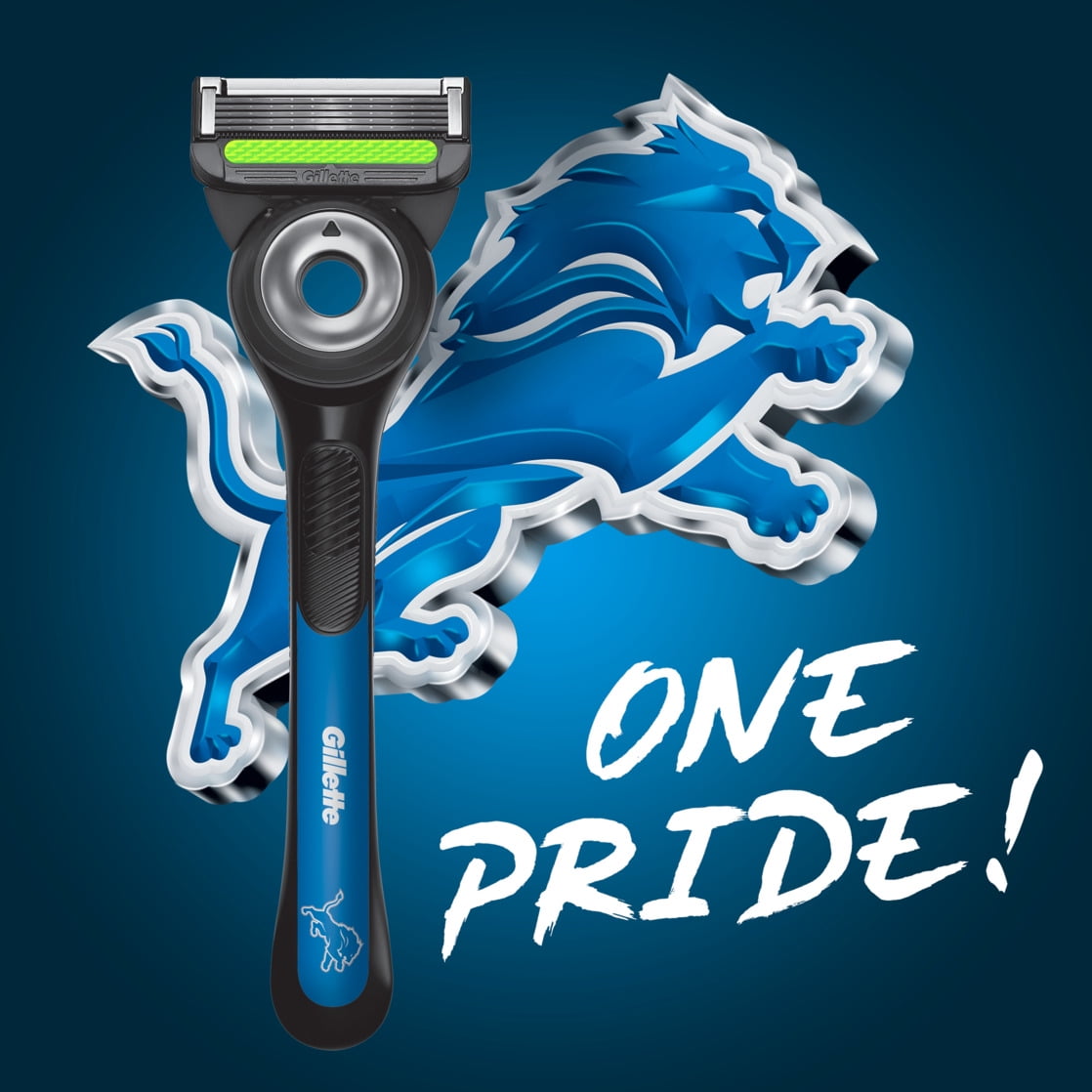 Exclusive Gillette Labs Official Lions Gameday Razor Bundle