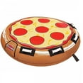 thumbnail image 2 of Airhead Pizza Inflatable Towable Lake Water Nylon 1 Person Tube Float | 53-3070, 2 of 5