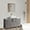 Grey, variant on Vanity Art 48 in. W Single Sink Bathroom Vanity with Engineered Marble Top and Free Mirror