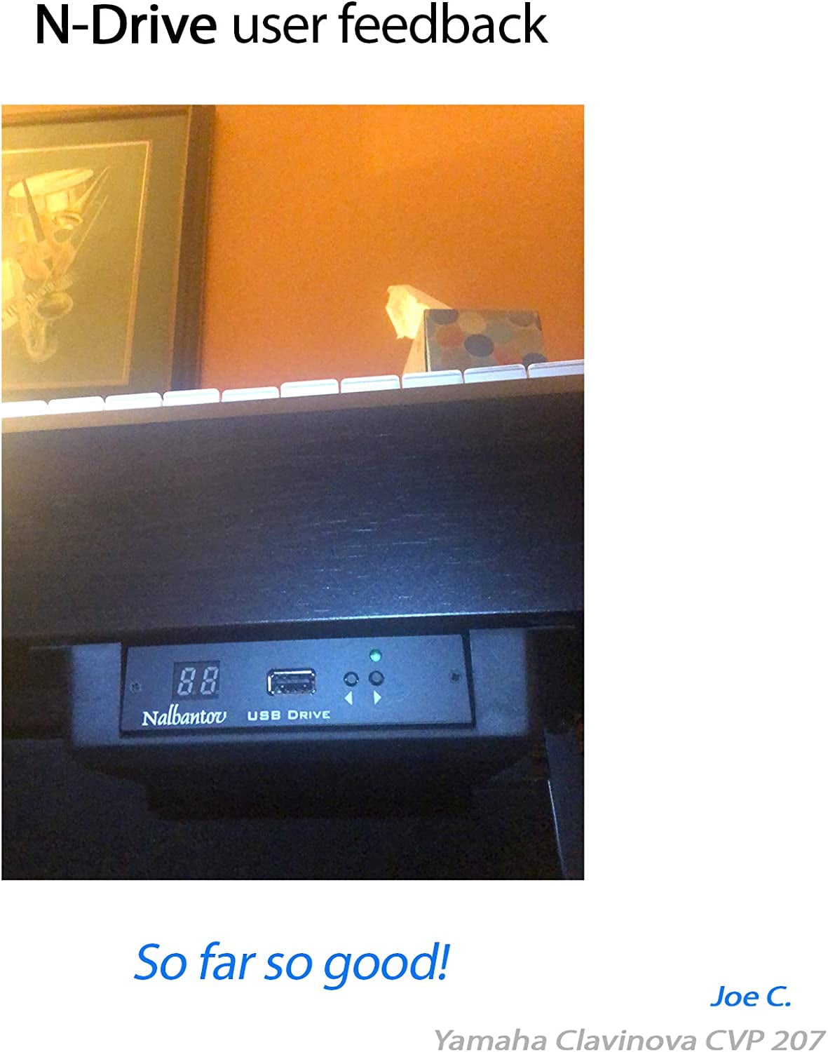 USB Floppy Disk Drive Emulator N-Drive 100 for Yamaha Clavinova CVP 201/202/203/