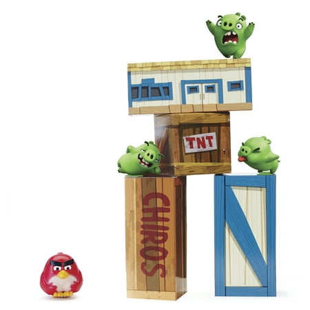 Angry Birds - Vinyl Knockout Playset (Best Angry Birds Toys)