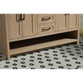 thumbnail image 4 of Ari Kitchen & Bath Venice 55" Solid Wood Bathroom Vanity in Oak Gray, 4 of 12