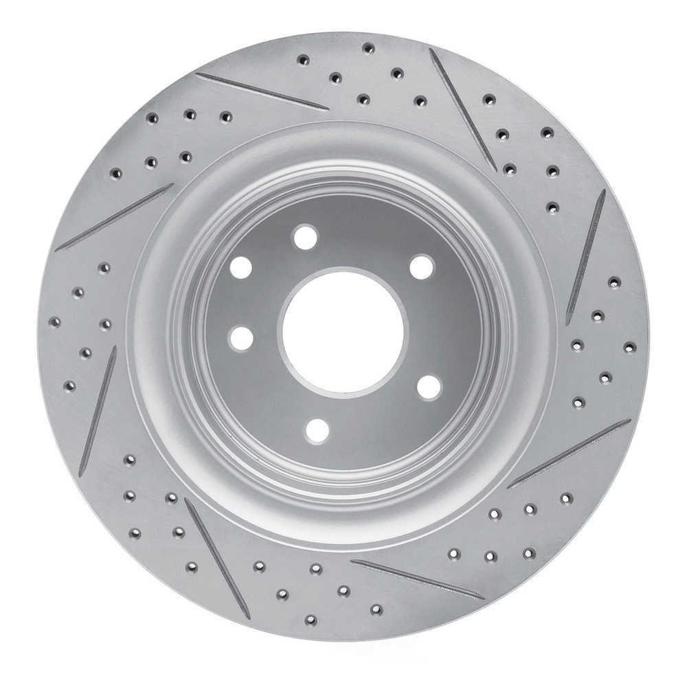 Dynamic Friction Company 830-68010L DFC Geoperformance Rotor - Drilled and Slotted