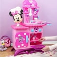 thumbnail image 4 of Disney Junior Minnie Mouse Flipping Fun Pretend Play Kitchen Set, Play Food, Realistic Sounds, Kids Toys for Ages 3 up, 4 of 9