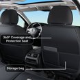 thumbnail image 5 of for Hyundai Santa fe sport 2014 Full Set Seat Covers Leather Seat Covers Waterproof OEM Inspired Fit Comfort Fit Airbag Safe Design, 5 of 9