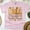 Light Pink, variant on Fall Thankful Grateful Blessed Graphic Tee, Autumn Retro T-Shirt for Women, White, Size S