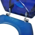 thumbnail image 6 of vidaXL WC Toilet Seat MDF Hard Close Lid Spectacular Look Dolphins, 6 of 9