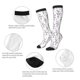 thumbnail image 3 of Fotbe Lavender Flowers Calcetas Divertidas Estampadas para Hombre y Mujer, Calcetas de Algodón hasta la Rodilla para Caminar, Correr, Enfermería y Embarazo, 3 of 6