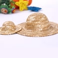 thumbnail image 5 of lanema Fashionable Sun Hat for Outdoor Activities DIY Painting and Decorating Straw Hat Cool Artistic Hat for Art Lovers, 5 of 18
