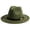 Army Green, variant on DuoJiaJ Unisex Classic Jazz Fedora, French Style Wool Hat for Retro Outfits Green One Size
