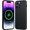 Black, variant on for iPhone 14 Pro Case for MagSafe, Soft Silicone Rubber Phone Cases for Apple iPhone 14 Pro with Built-in Magnets and Microfiber Lining for More Protection - Purple