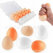Puloru Egg Decompression Toy, Elastic Ball Mini Squeezing Accessory