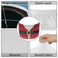 thumbnail image 6 of Uorisanigo Hood Cover - Snowproof Universal Santa Claus Clothing Print Car Hood Cover for Car Decor, Waterproof Elastic Fabric Fits Most Cars, Pickups, SUV's Hoods, 6 of 7
