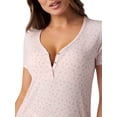 thumbnail image 4 of Ingrid & Isabel For Every Belly Women's Maternity Ribbed Henley T-Shirt Dress, Sizes S-XXXL, 4 of 6