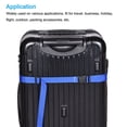 thumbnail image 5 of Unique Bargains Suitcase Belts with Quick Release Buckle Luggage Straps, Blue, 5 of 5
