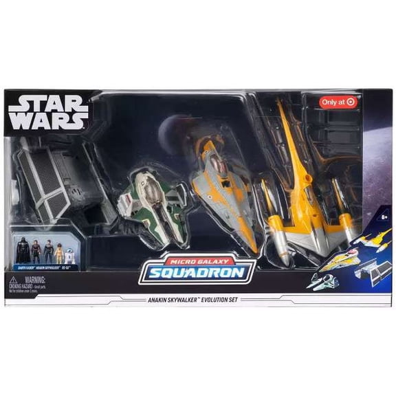 Star Wars Micro Galaxy Squadron Anakin Skywalker's Evolutiuon Set