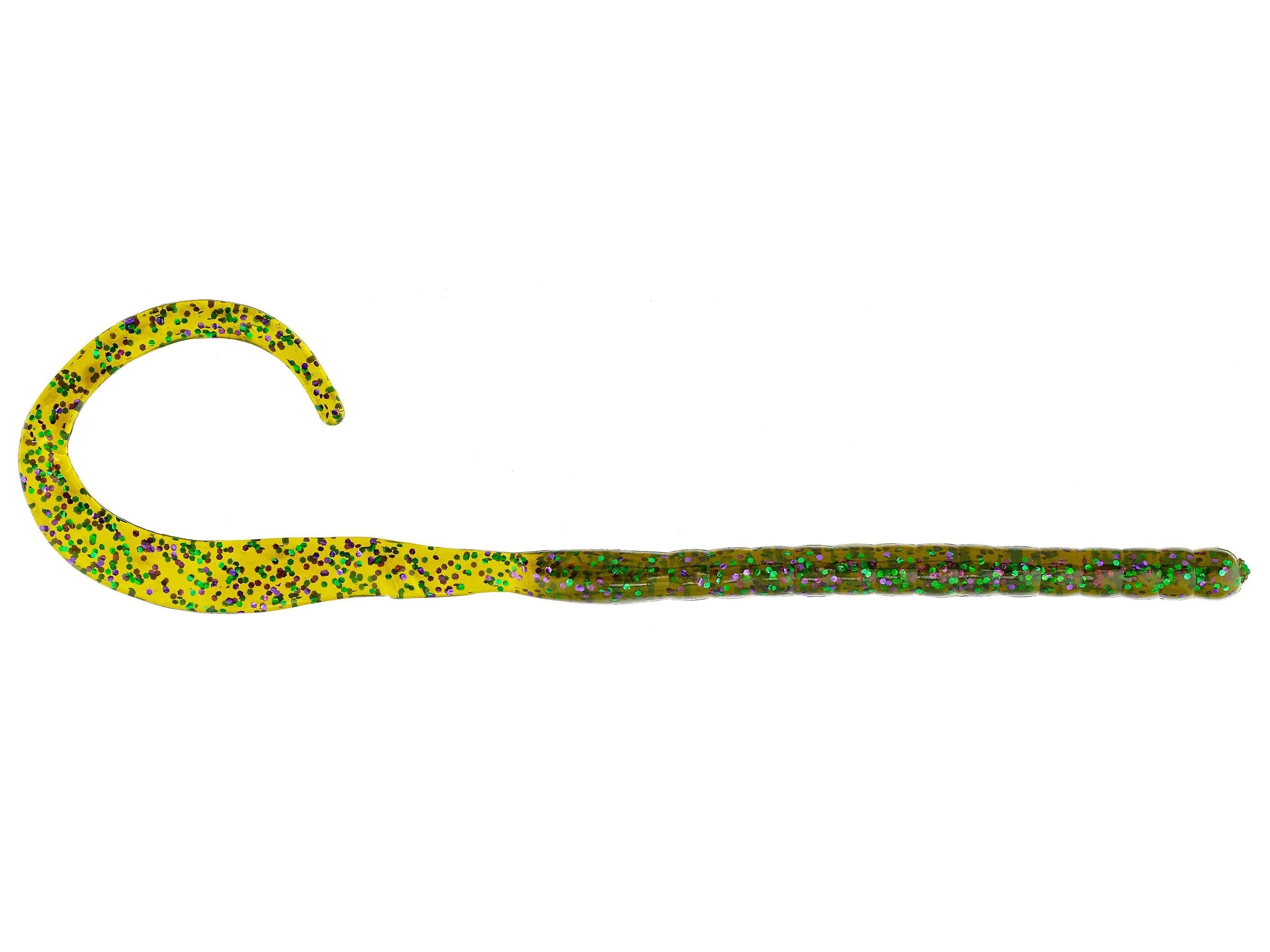 Xzone Blitz Worm 11 inch Ribbon Tail Worm 8 pack (Watermelon Candy) 