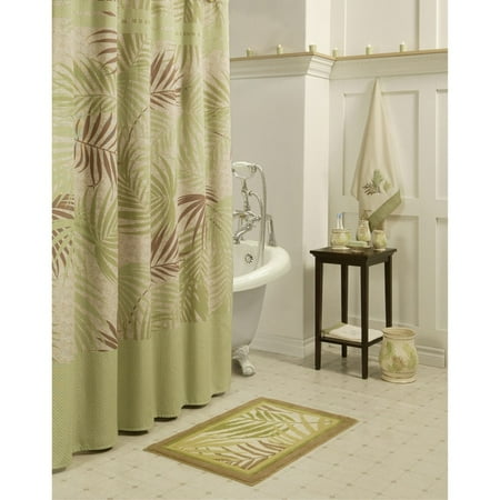 Sherry Kline Sago Palm Shower Curtain With Hook Set Walmart Com
