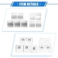 thumbnail image 5 of Unique Bargains 10 Pcs Car Driver and Passenger Window Switch Button Cover Trim Compatible for Toyota Highlander 2020-2022, Durable Aluminum Alloy Silver Tone, 5 of 7