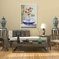 thumbnail image 2 of IDEA4WALL Framed Canvas Wall Art for Living Room, Bedroom Blue and White Porcelain Canvas Prints for Modern Home Decoration Ready to Hang, 2 of 4