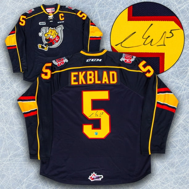 Aaron Ekblad Barrie Colts Autographed CHL Hockey Jersey Walmart