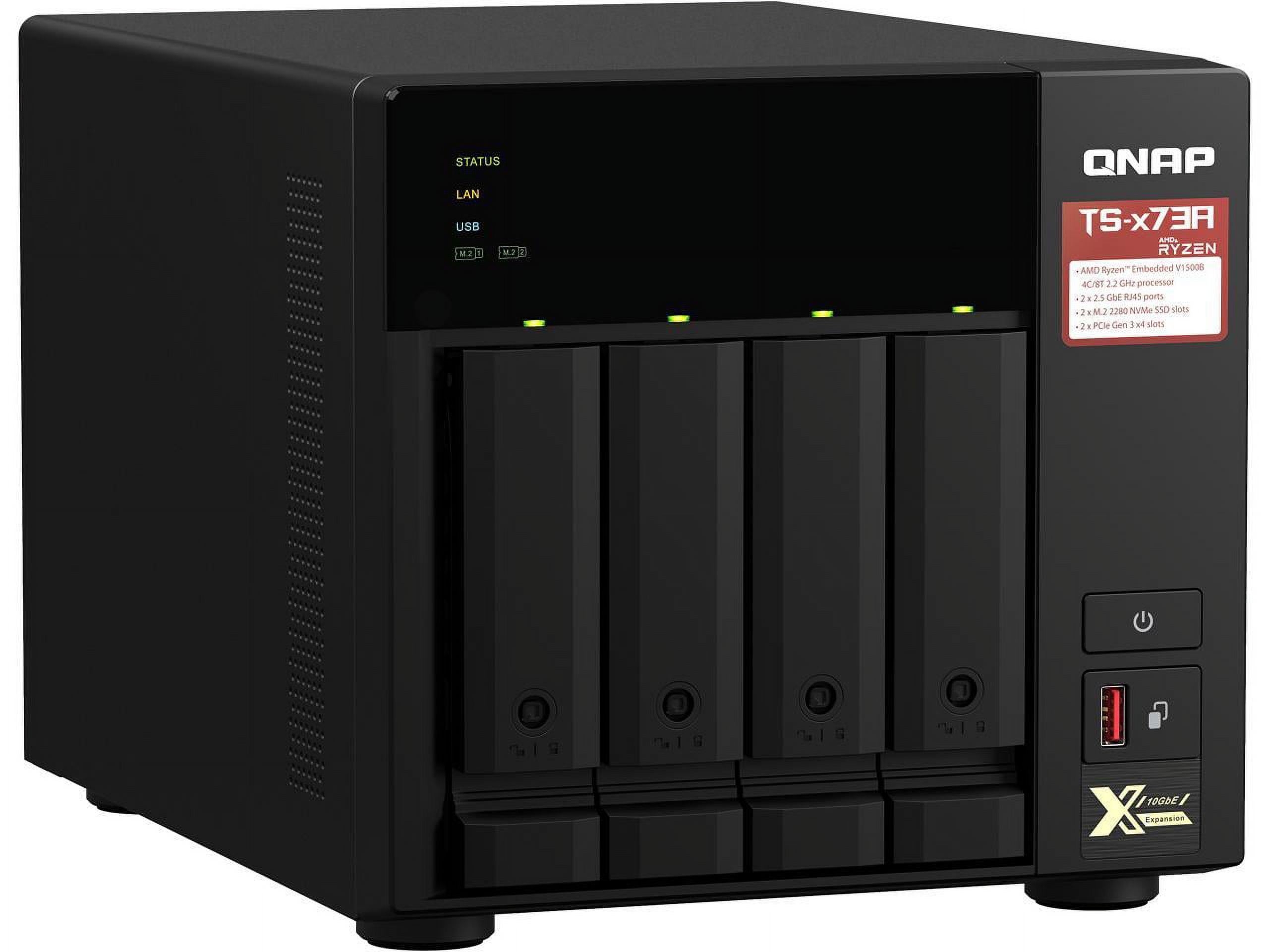 Synology DiskStation DS1522+ 5-Bay NAS Enclosure, Diskless