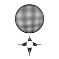 thumbnail image 1 of Instale La Rejilla De Woofer De Acero Bay 85-9010 De 10 Pulgadas Con Herrajes, 1 of 1