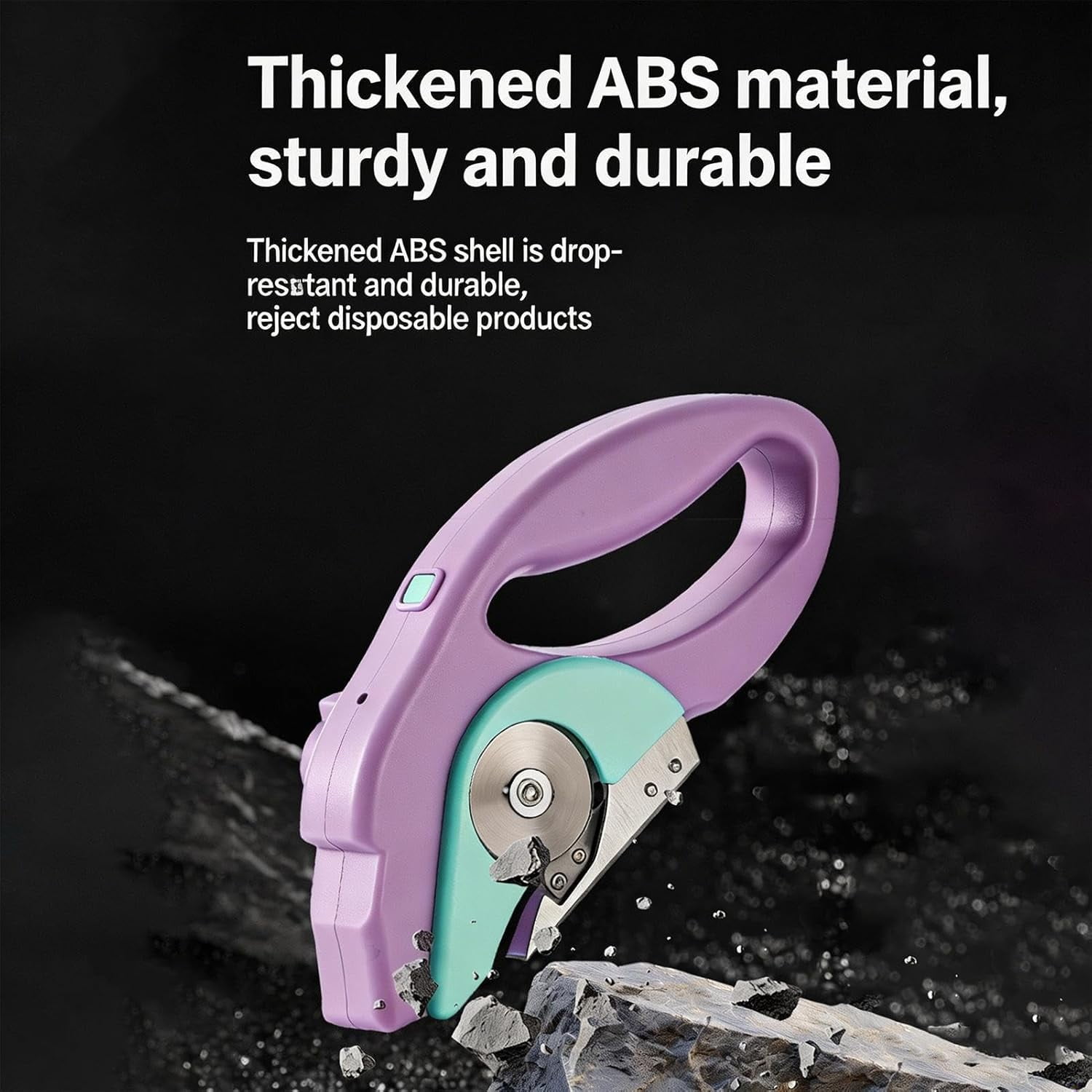 Electric Scissors for Cardboard,USB Rechargeable Ergonomic Handheld Cutting Tool - Cordless Box Cutter - for Carpet Paper Fabric Packaging Unboxing