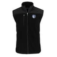 thumbnail image 2 of Men's Cutter & Buck  Black Saint Louis Billikens Big & Tall Cascade Eco Sherpa Fleece Full-Zip Vest, 2 of 3
