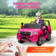 thumbnail image 4 of CoSoTower 12V Toyota LAND CRUISER Licensed Kids Car w Remote Control, Four Wheel Spring Suspension, Soft Start, LED Light, Pink, 4 of 7