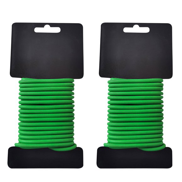 Leutsin Garden Flexible Tie, Tie Soft Twists Plant Ties TPR Twists Tie Support Plant Vines 2PC