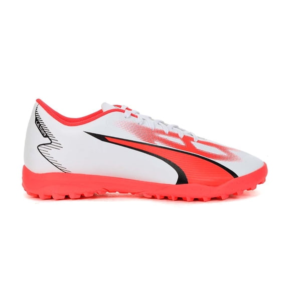 PUMA Chaussures de Soccer pour Hommes Ultra Play Blanc/orchidée Feu/turf Noir 10752801 - 10