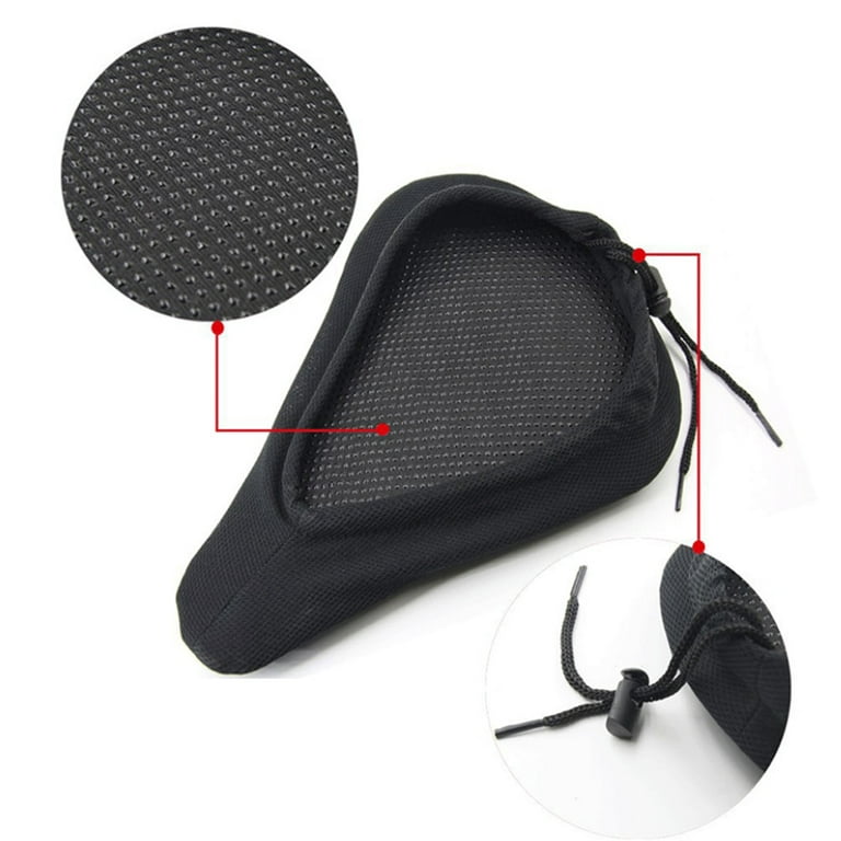 Omont Waterproof Bike Seat Cover: 2pcs Bicycle Seat Cover, Portable and  Thickened Bike Seat Cushion Protector Generic for Electric bike/Exercise  Bike with Reusable and Dust Resistant (Black)