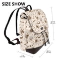 thumbnail image 2 of Balery Retro Rooster Mochila de Cuero para Mujeres, Gran Capacidad, Bolsa de Viaje Multifuncional, Mochila de Cuero y Bolsa de Hombro para Mujeres, 2 of 4