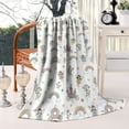 thumbnail image 2 of Fairy Princess Castle Pattern Blanket,Comfortable Soft Lamb Wool Throw Blanket,All Season,Warm Lightweight Blankets for Sofa Bed Couch Living Room Chair,40"x50", 2 of 4