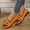 Saffron, variant on Halloween Women Mesh Flats Pumpkin Print Slip On Shoes Purple Casual Knit Loafers,Breathable Lightweight Comfortable Walking Footwear,Spooky Jack O Lantern Holiday Festival Gift Daily Wear