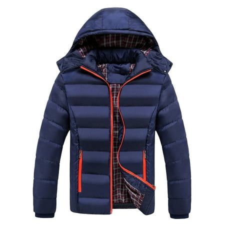 

ASEIDFNSA Infinity Scrubs for Men Snorkel Coat Men Mens Autumn And Winter Fashion Casual Solid Color Zipper Pocket Cotton Padded Jacket Coat