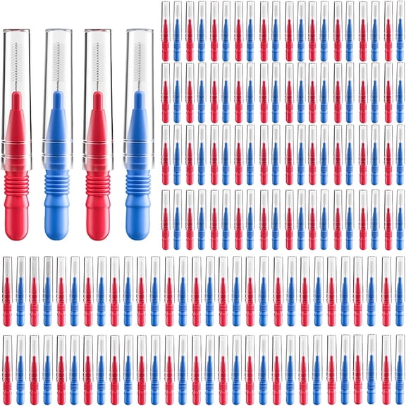 ACDANC Interdental Brush,Flossing Head,Easy Use Tooth Hygienicing Tool (1Pack(2.5mm/3mm)-72pcs)