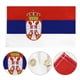thumbnail image 4 of 3x5ft Bandera de Serbia Poliéster Impreso Flying Hanging Banners Republika Bunting Tmvgtek Otros artículos deportivos, 4 of 9