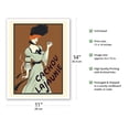 thumbnail image 2 of Cachou Lajaunie - Liquorice and Mint Flavored Candies - Vintage French Advertising Poster by Leonetto Cappiello c.1922 - Fine Art Matte Paper Print (Unframed) 11x14in, 2 of 4