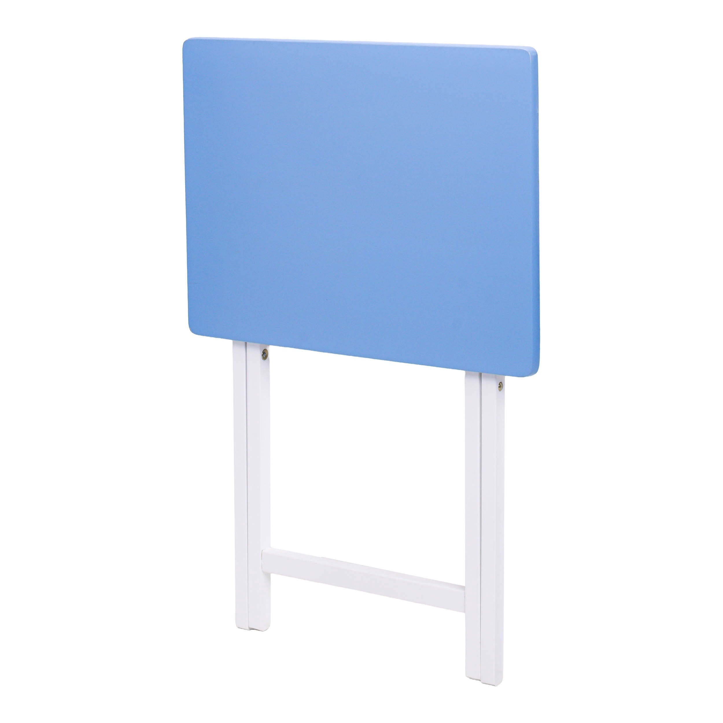 Mainstays Rubberwood Folding TV Tray Table, Seaside