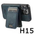 thumbnail image 3 of Leather Wallet Holder Phone Case For Iphone 13 14 15 12 Pro Max 14Plus Magnetic Stand Phone Cover For Samsung S22 S23 Ultra Plus, 3 of 5
