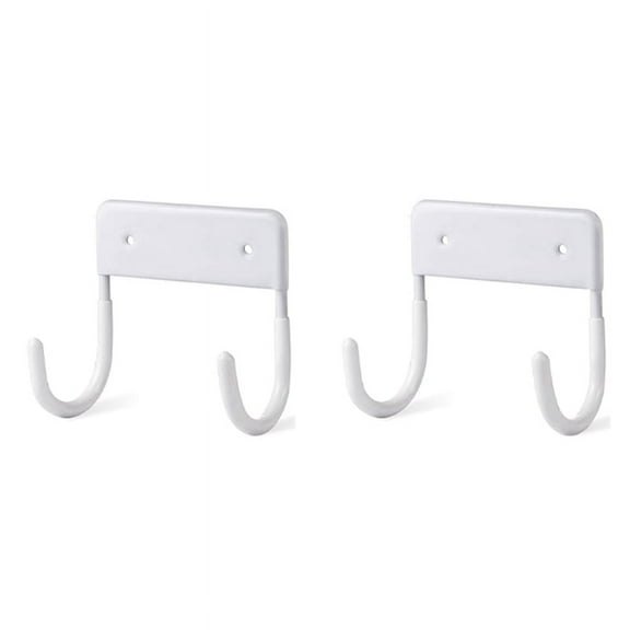 2X Ironing Board Hanger, Ironing Board Hook, Holder, ( White)