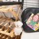 thumbnail image 4 of Bolsa de mensajero transparente a la moda para mujer, de hombro de Color sólido de cuero PU para mujer Ndcxsfigh Para Estrenar, 4 of 9