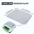 thumbnail image 5 of U.S. Solid 2000g x 0.01g Analytical Digital 10mg Lab Precision Balance Scale with Green Panel, 5 of 6